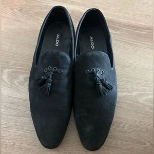 ALDO Men's Black Tassel Loafers
